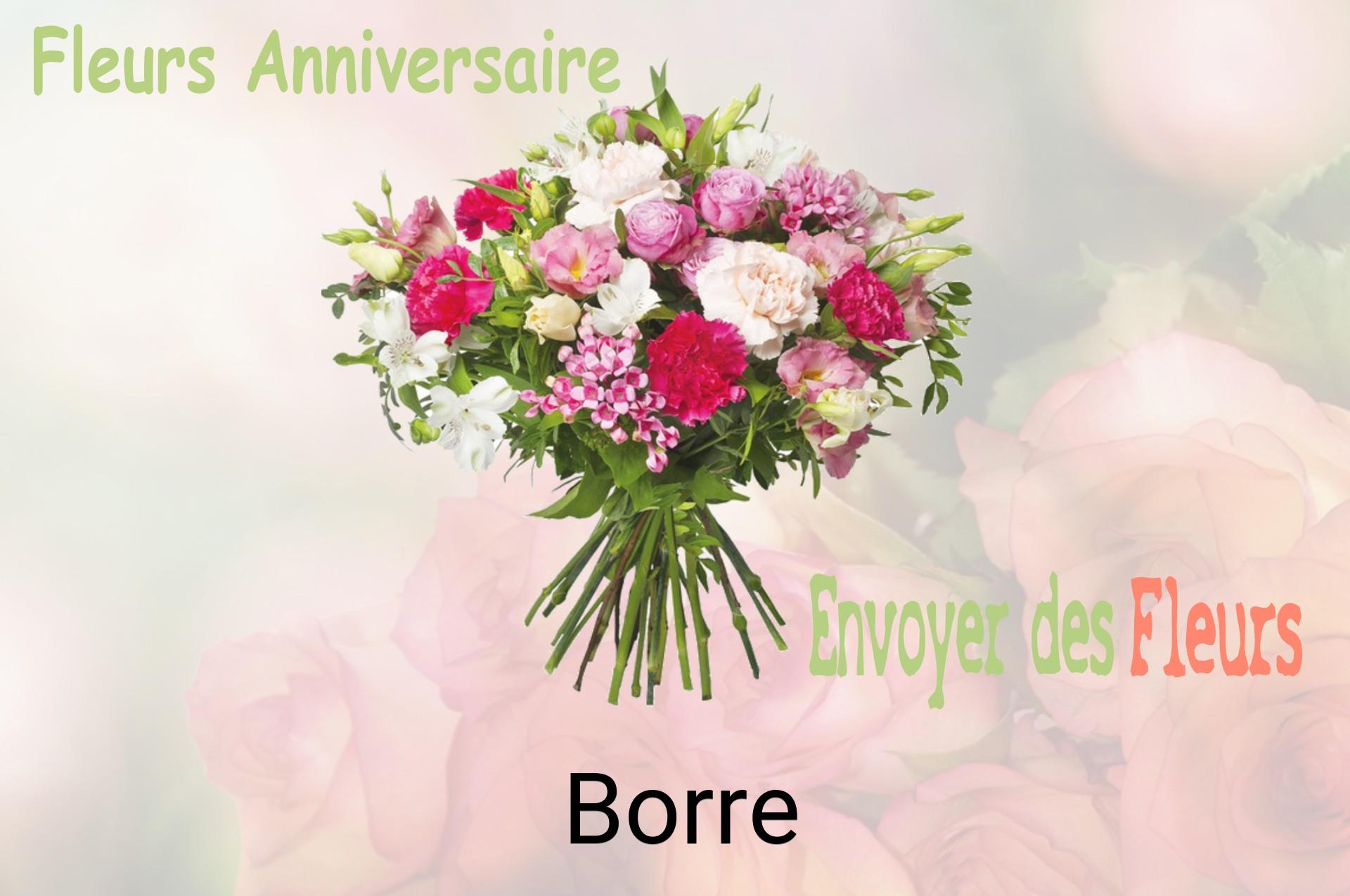 Bouquet de fleurs d’anniversaire livré à Borre